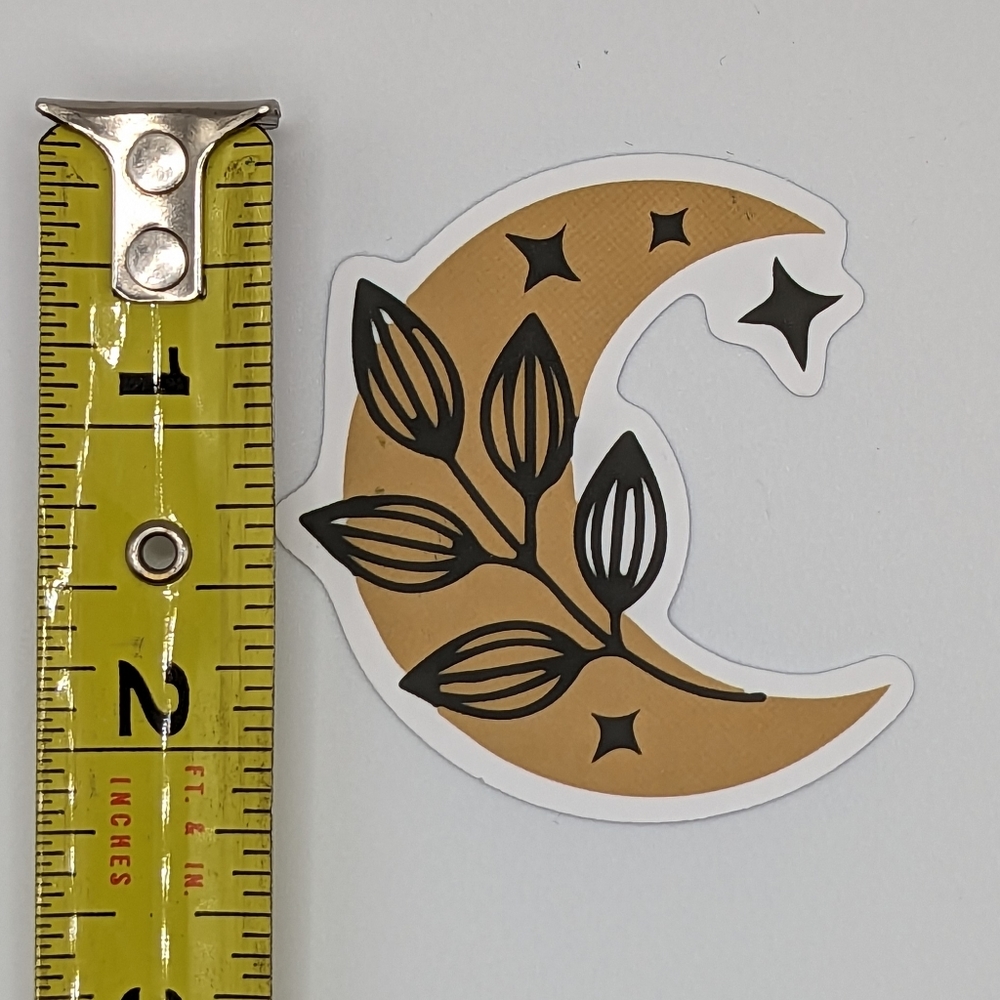 Crescent Moon Sticker - Picture 2 of 2
